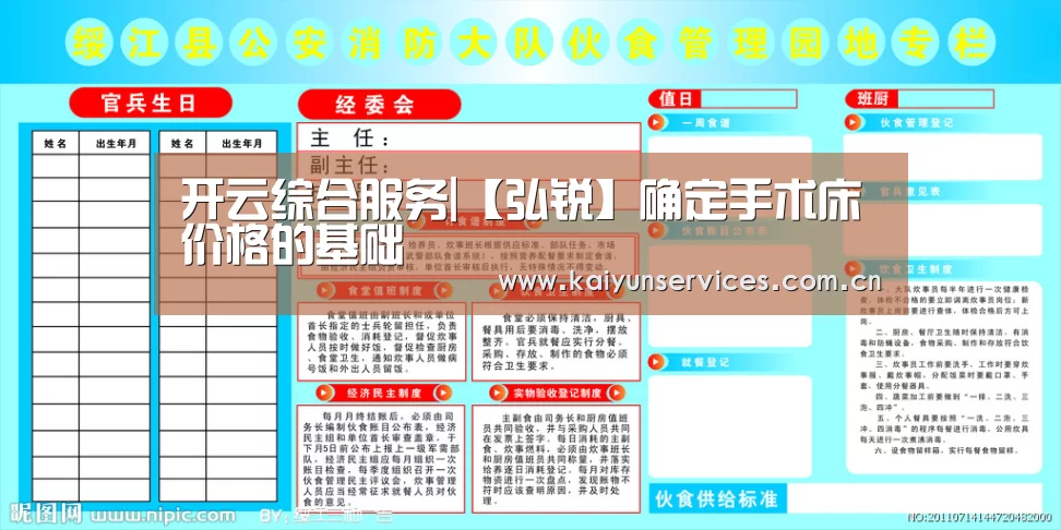 开云综合服务|【弘锐】确定手术床价格的基础(图2) 开云官方平台